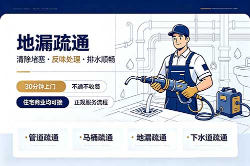 潮州地漏疏通